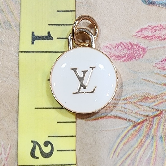Louis Vuitton Authentic Double Sided LV Charm/Replacement Zipper Pull - Picture 2 of 5